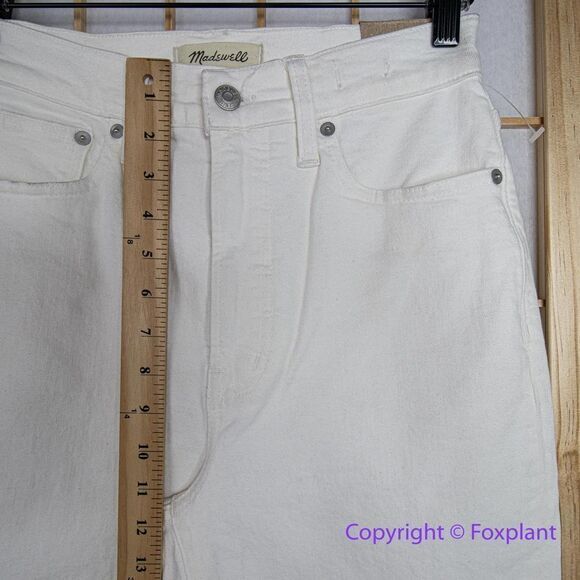 NEW‎ Madewell The Tall Perfect Vintage Jean in tile white, 25T - Picture 6 of 16